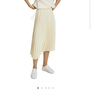 NWT REISS Molly pleated midi skirt Yellow 4 $298